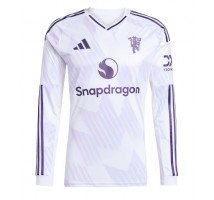 Manchester United Koszulka Wyjazdowa 2025-26 Długi Rękaw